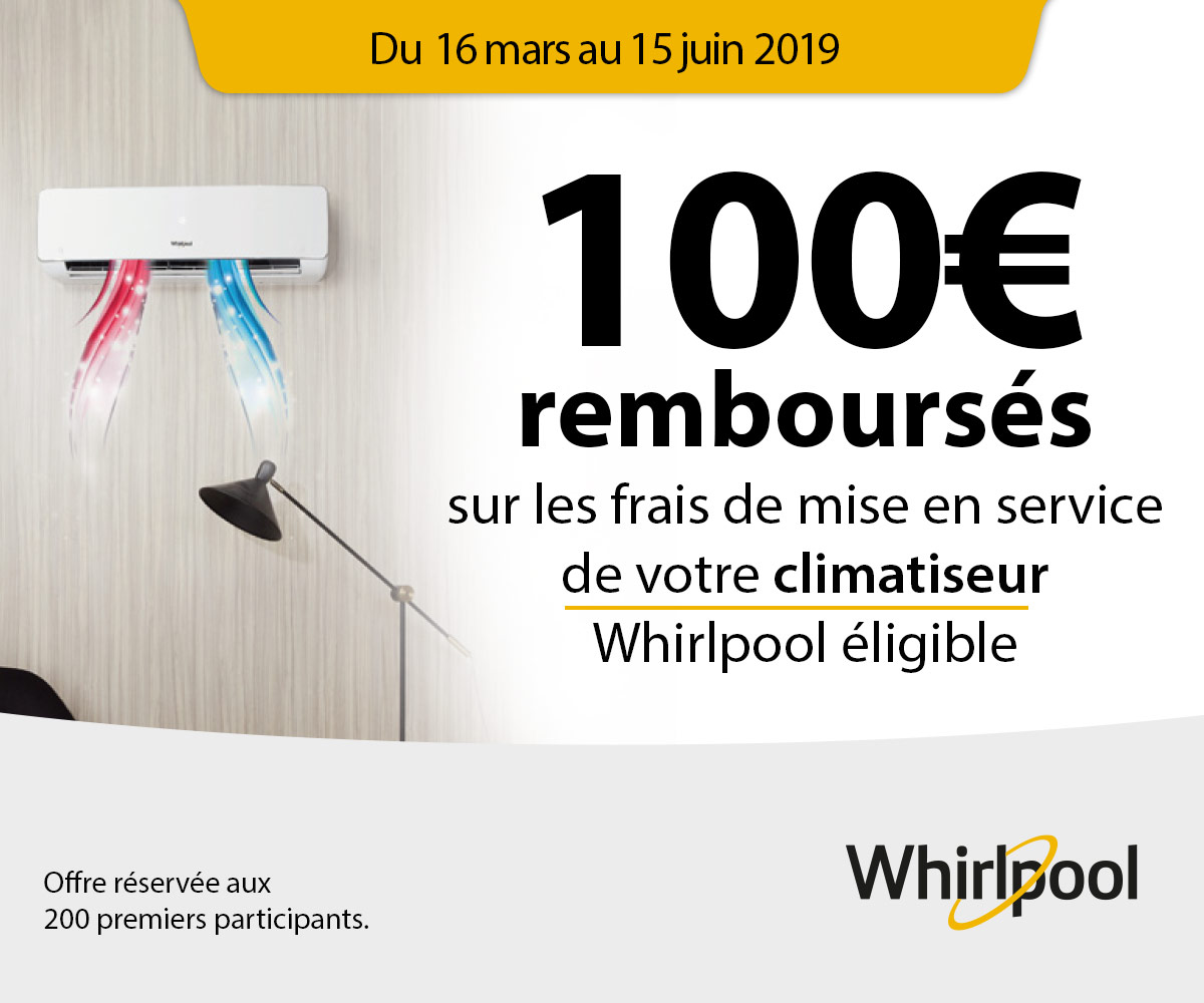Offre climatisation whirlpool Offre climatisation whirlpool