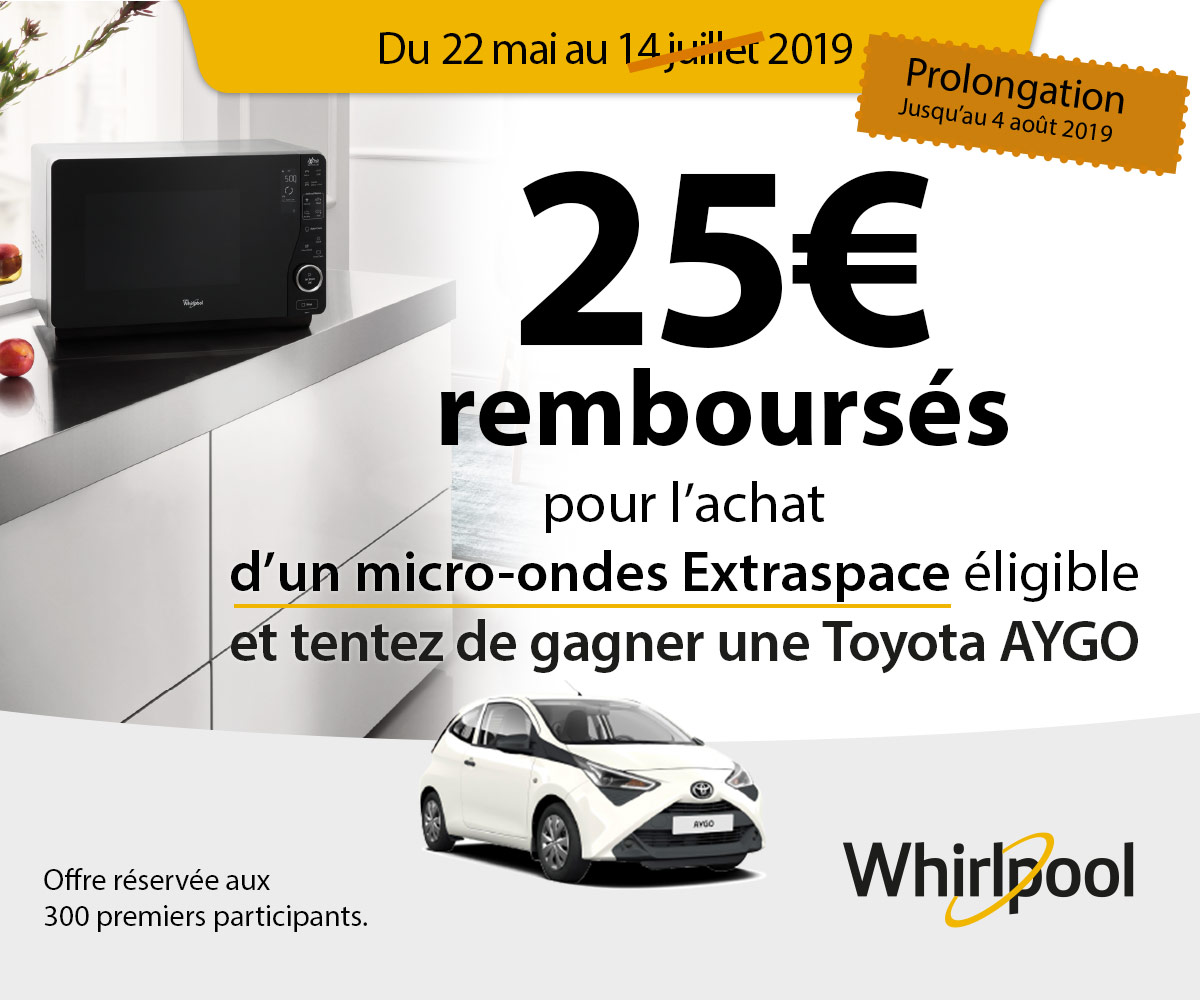Offre Micro-ondes Extraspace Offre Micro-ondes Extraspace