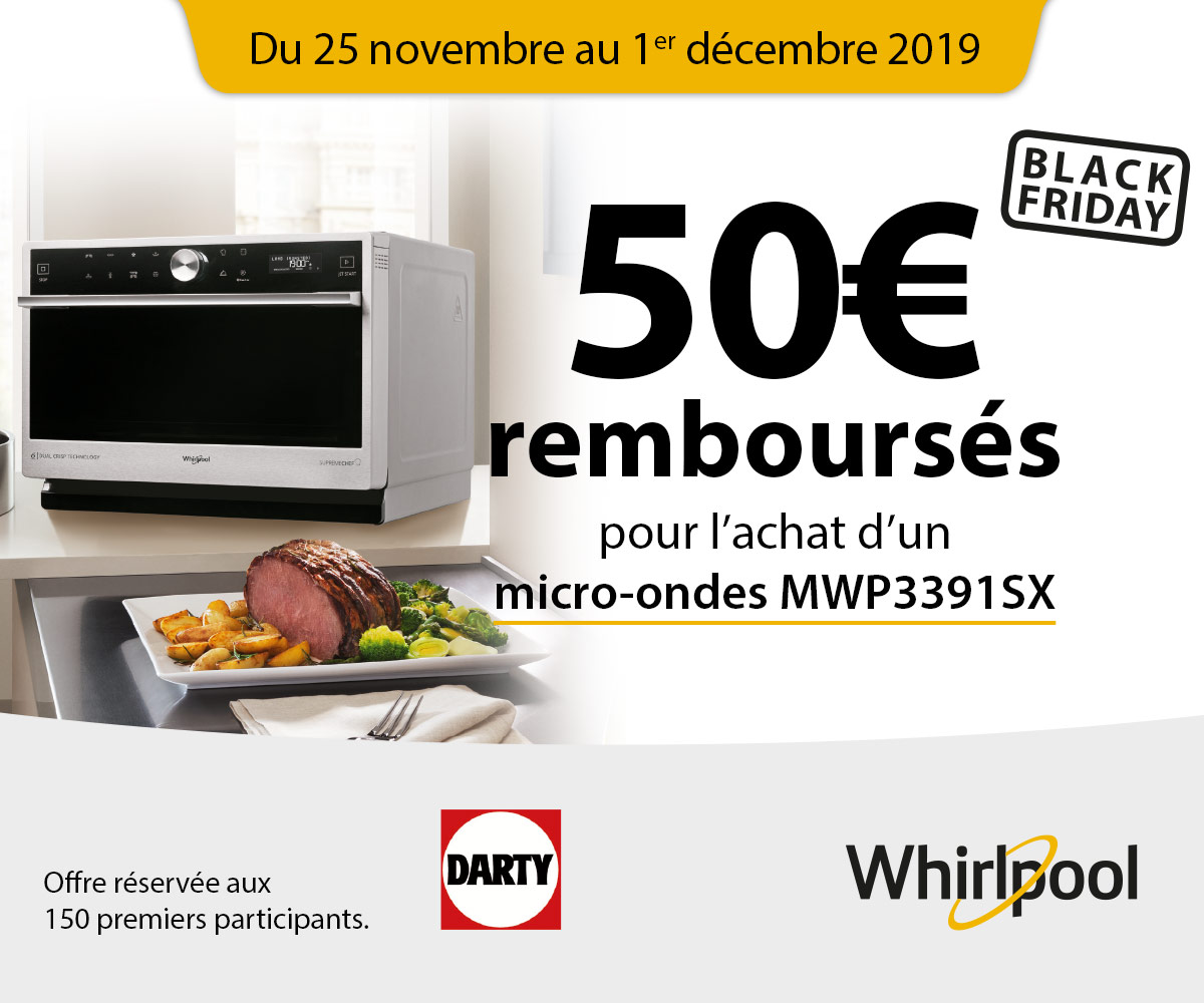Offre Black Friday Whirlpool Offre Black Friday Whirlpool