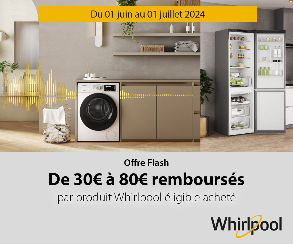 Whirlpool : Offre flash